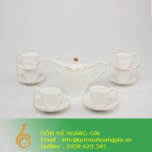 Bộ trà anh vũ chỉ vàng 02