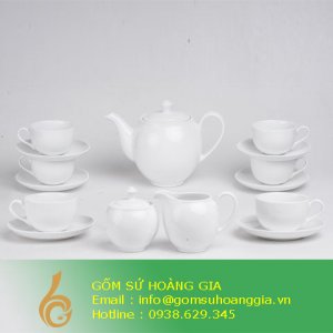 Bộ trà came trắng 03